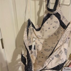Elegant Cream and Black Women's Tote